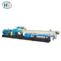 plastic raw material pellet PP PE PVC PET ABS twin screw compound granule making machine