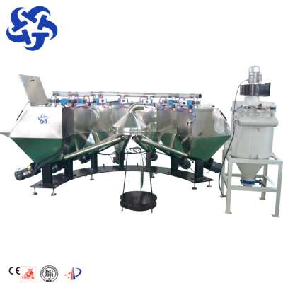 dust collecting plastic pellet powder automatic mixing weighting machine with good price