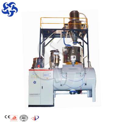 pvc plastic warm hot mixer machine for automatic plastic spc wpc flooring production